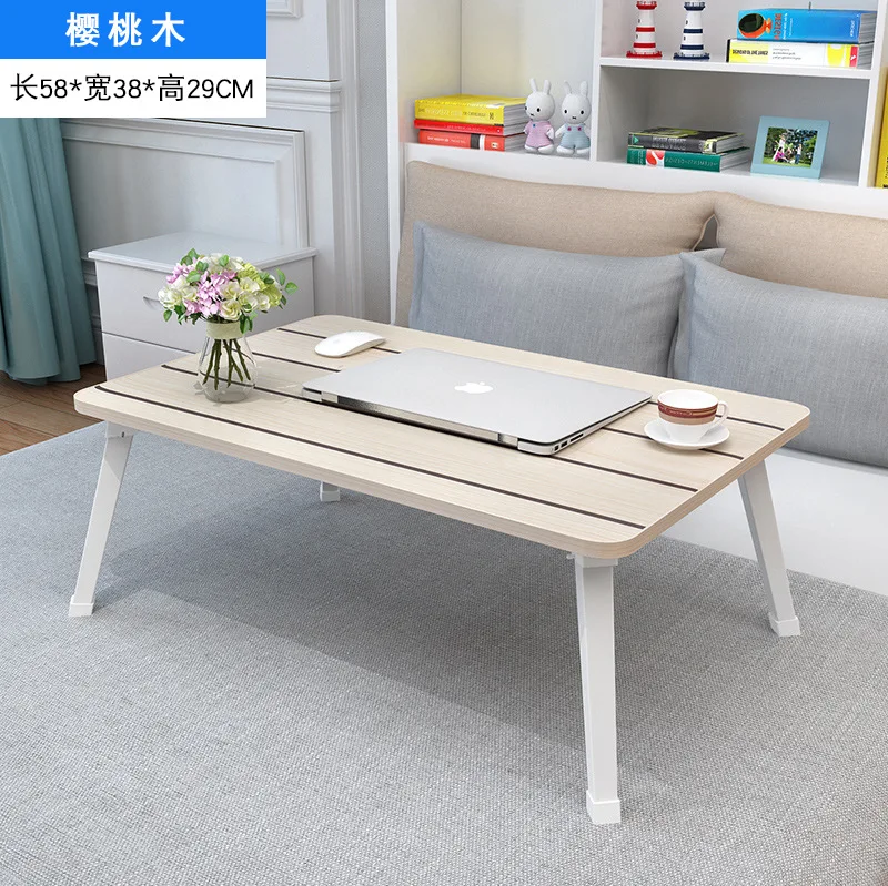 Small Table In Bed Laptop Table, Simple Dormitory Student Desk Large Foldable Table Lazy Person Table