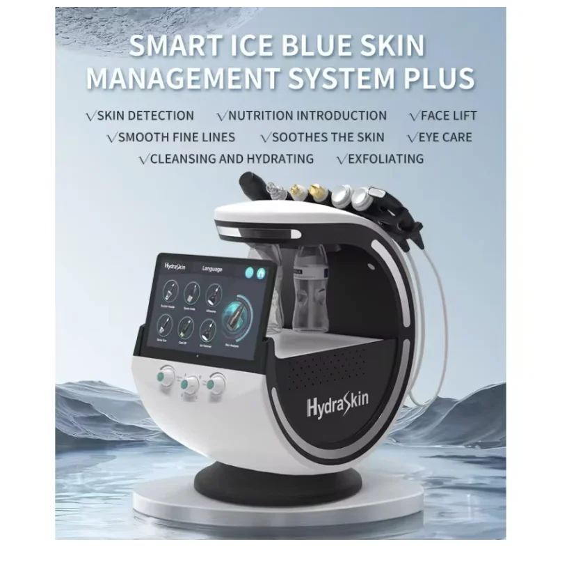 Hydrating and Rejuvenating H2O2 Machine Facial Oxygen Cleanser Hydrating Radio Frequency Wrinkle Removal Skin care Machine