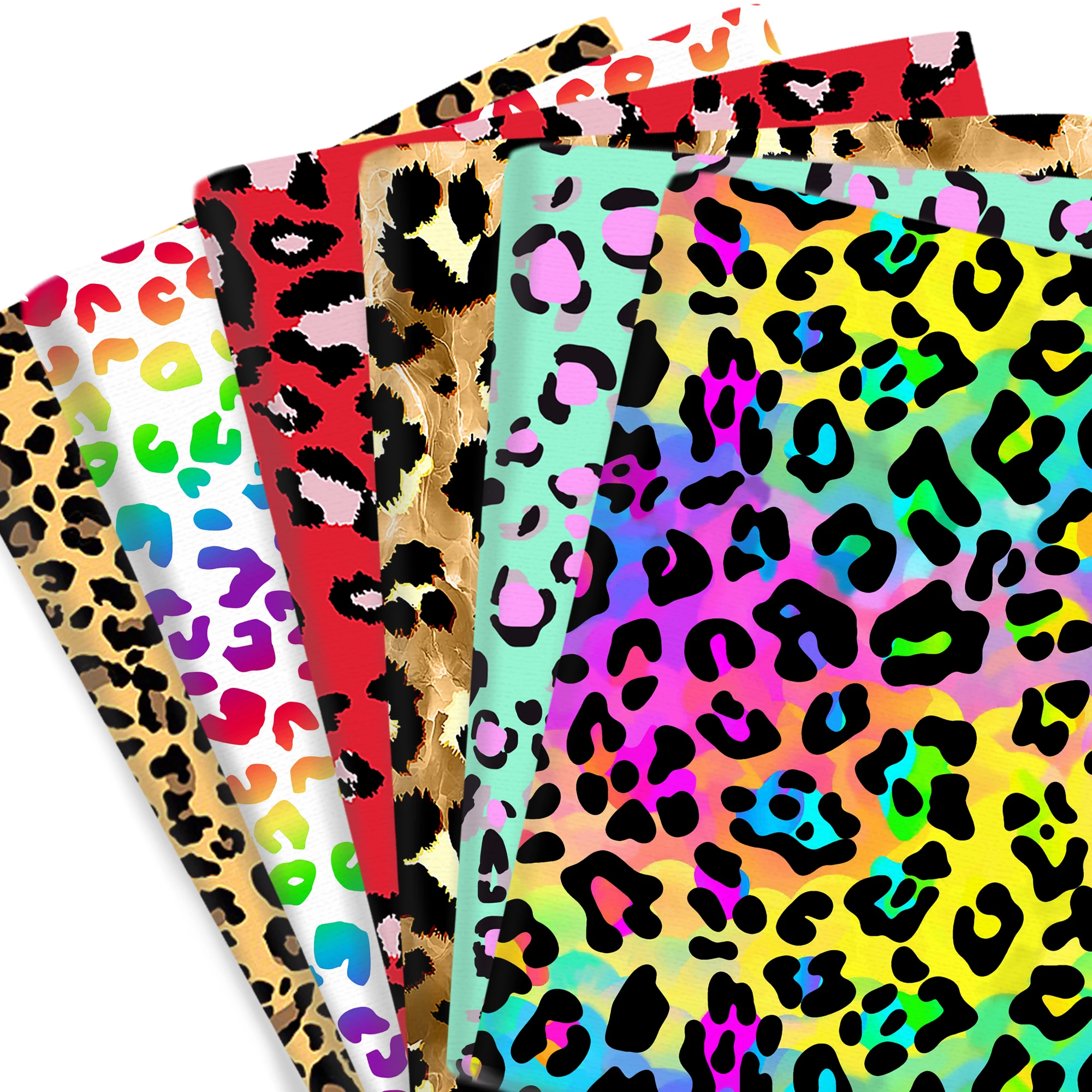 Telas de poliéster y algodón de 50x145cm por metro, telas de leopardo y guepardo para coser, tela para vestidos, manualidades, textiles para el hogar