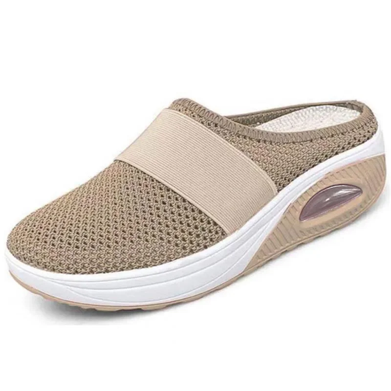 Women Wedge Slippers Premium Slippers Vintage Anti-slip Casual Female Platform Retro Shoes Plus Size Orthopedic Diabetic Sandals image 5
