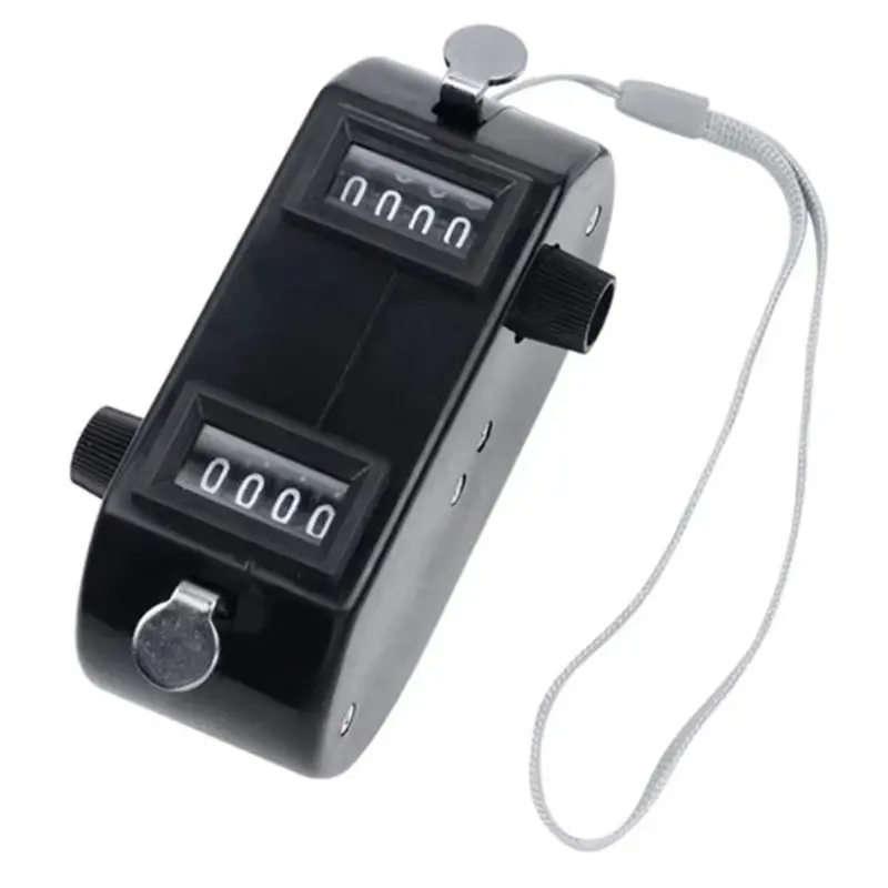 TFORU-Black For Golf Score Keeper Portable Bidirectional Counter Hand Lightweight Two-Way Clickers New