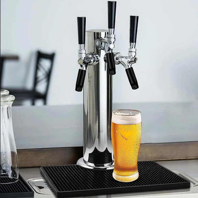 Bar Mat Rubber Beer Drip Tray Bar Service Spill Mat Rubber Bar Mat Bar Runner Glass Drip Tray Beer Drink Rail Bars Service Mat