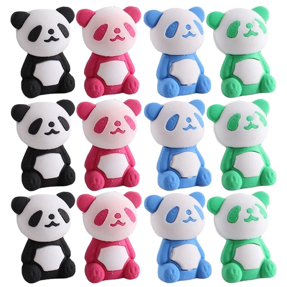 36 قطعة ممحاة الباندا محايات الحيوانات الصغيرة للممحاة الصغيرة للمدرسة والمكتب لوازم القرطاسية الزخرفية #2