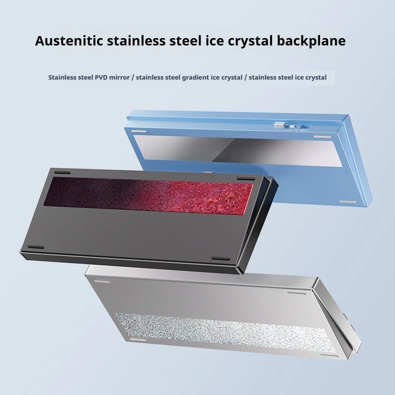 Mchose Gx87 Teclado Mecânico Alumínio Personalizado Produto Acabado Modo Triplo Sem Fio Bluetooth Esports Teclado para Jogos