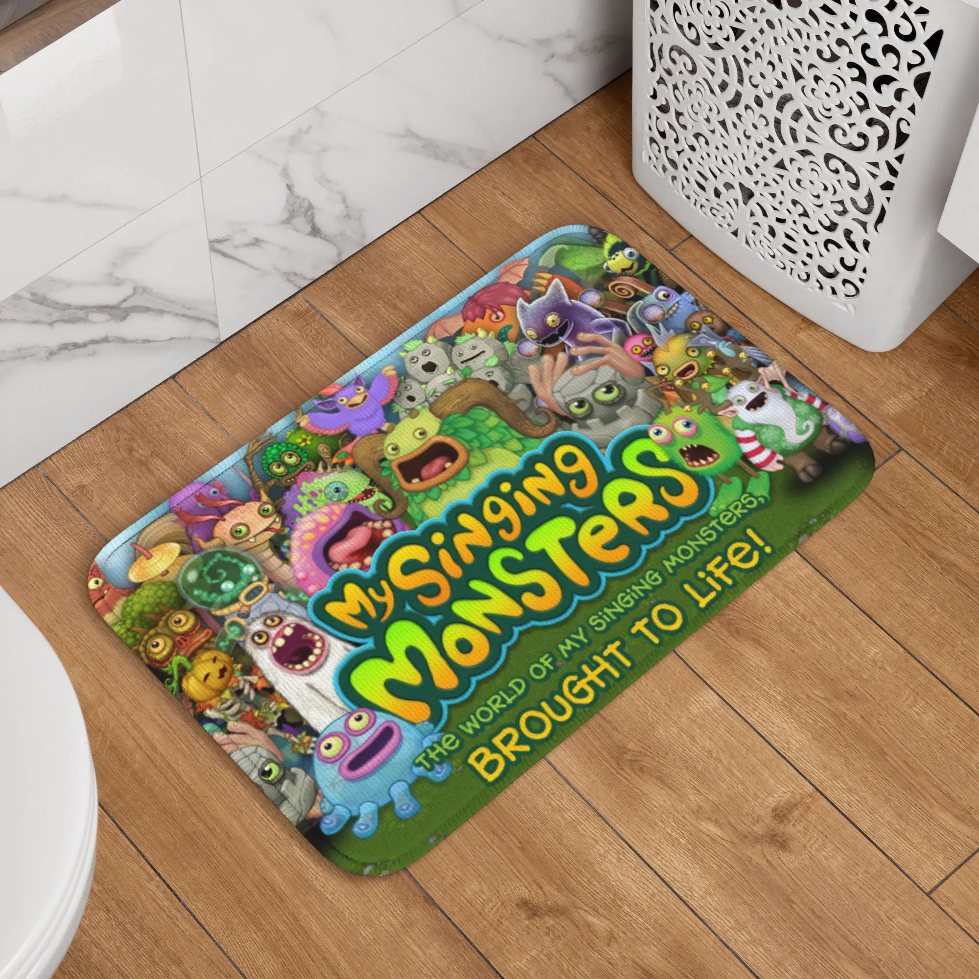 Custom My Singing Monsters Floor Door Kitchen Bathroom Mat Anti-Slip Outdoor  Doormat Garden Entrance Rug Carpet Footpad