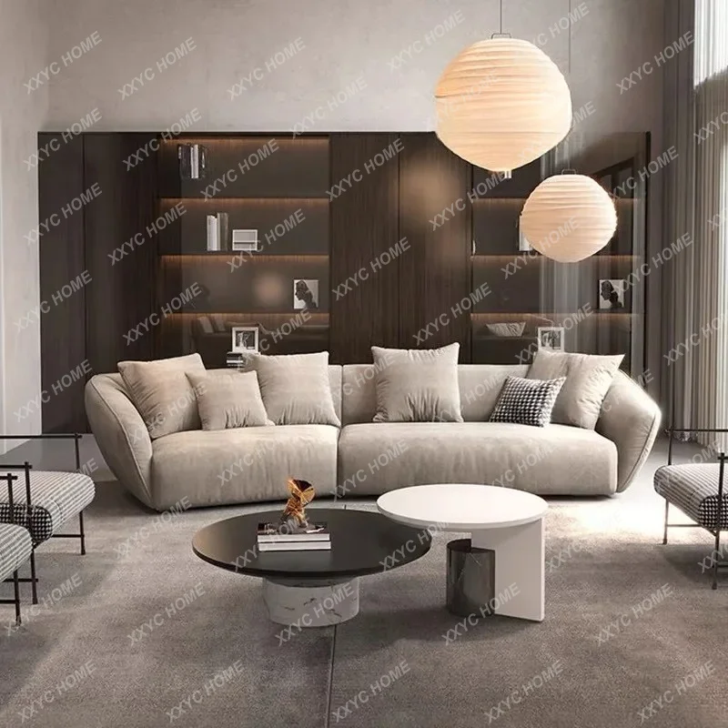 

Outdoor Floor Living Room Sofas Curved Garden Lounge Minimalist Sofas Relaxing Hallway Cheap Luxury Wood Divano Home Furnitur