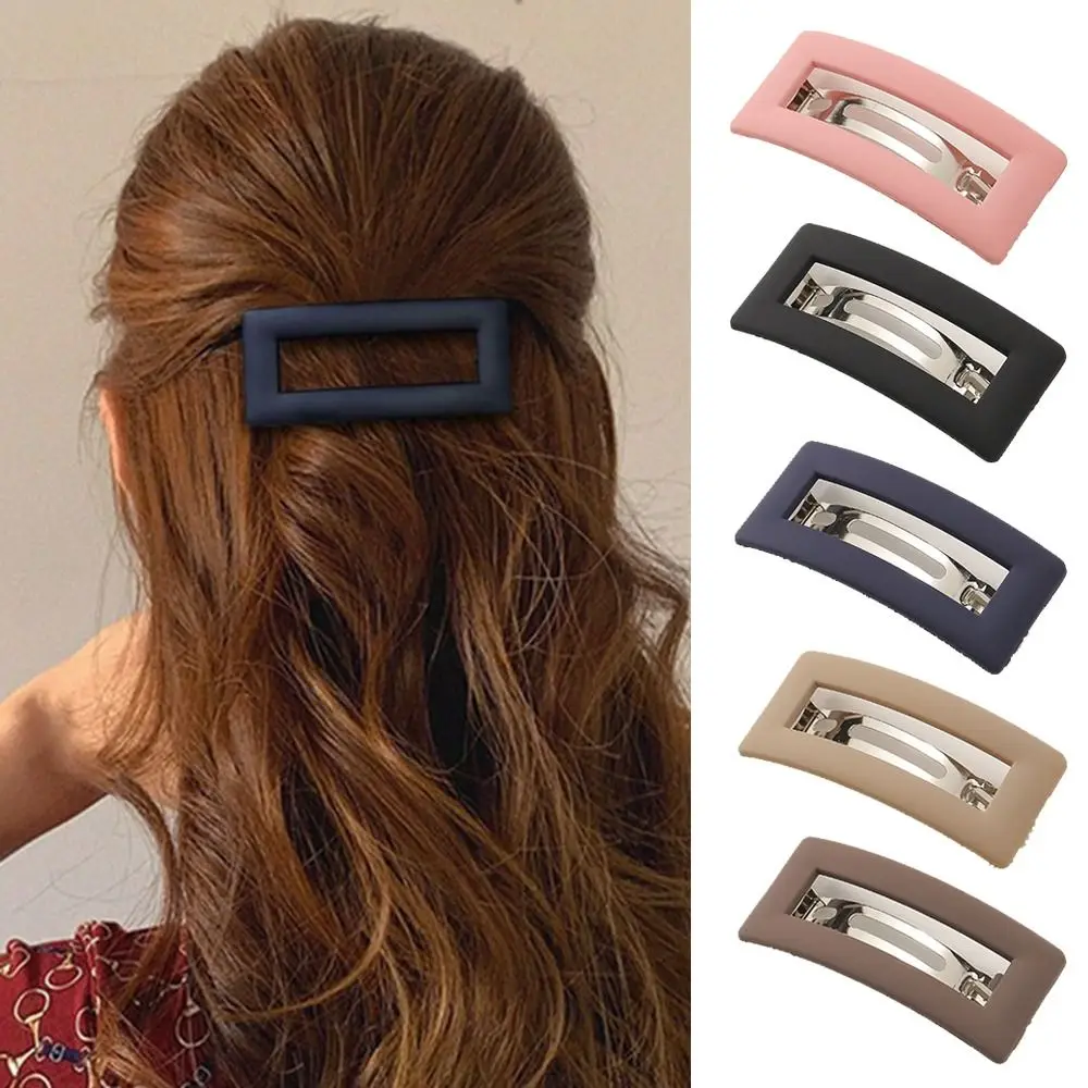 

Casual Elegant Spring Hair Clip Women Girls Fashion Hair Claws Matte Hairgrips