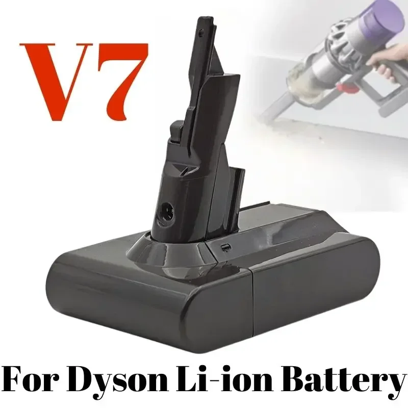 

Сменная литиевая батарея V7 12800 мАч 21,6 в для Dyson V7, моторная головка ProTrigger Animal/Car + Boat/пушистая батарея SV11