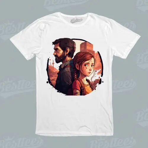 Mens/ Womens/ Last of us Joel Plus Little Ellie T-Shirt