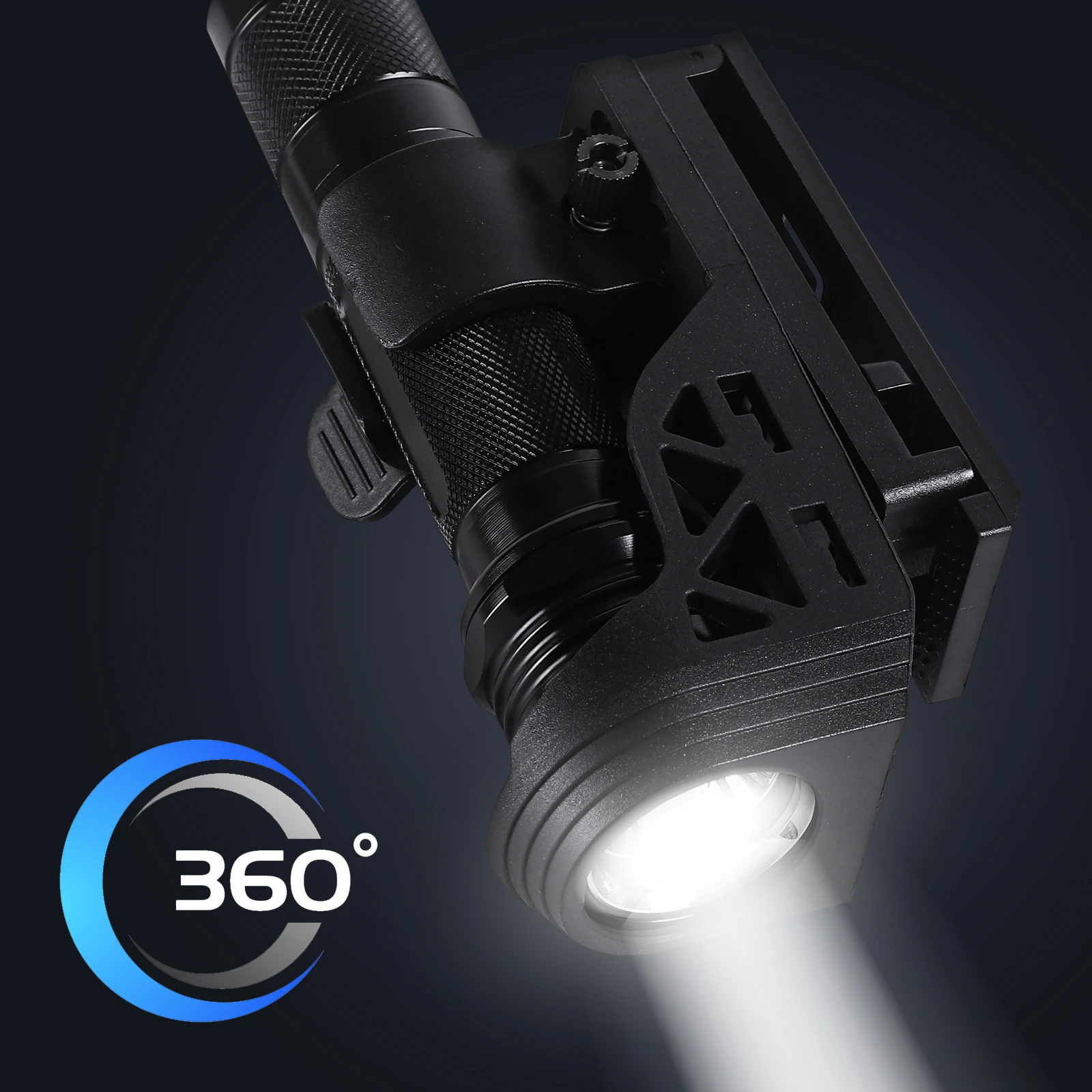 ANEKIM W2 Super Bright LED Flashlight, Tactical Emergency Flashlight, Rechargeable Portable torch, Outdoor Camping