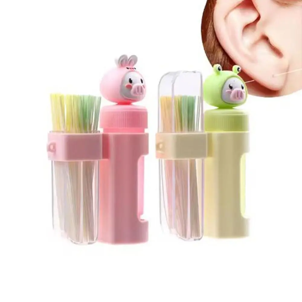 

Paper Line Piggy Ear Line Cleaner Mint Flavor Effective Earring Hole Cleaner Anti-Blocking Removing Dirt Odor