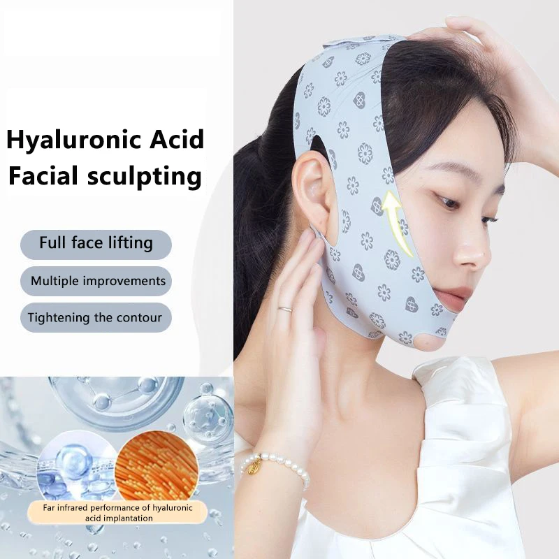 Kin Wang Afslankbandage V Shaper V Line Lifting Masker Gezicht Lifting Anti Rimpel Band Band Slaapmasker Schoonheid Gezondheid