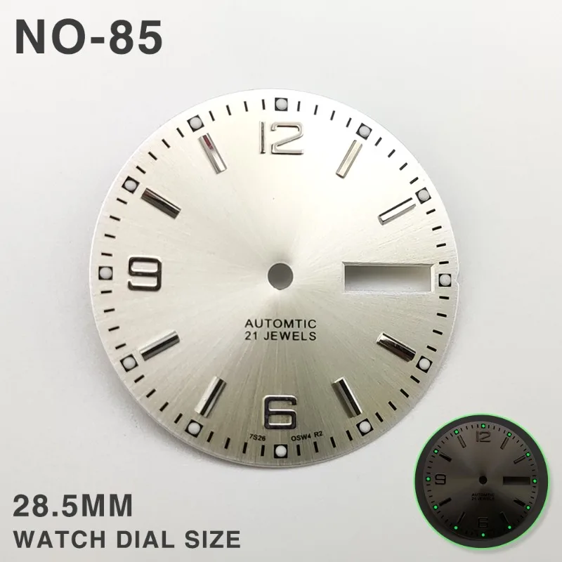 モンスター用、アバロンSKX007表面、NH36ダイアル夜光用改造アクセサリー、セイコー時計の代替品（文字通り）