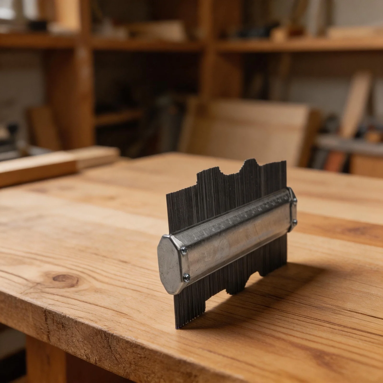 Metal for contour Gauge 5/6in for Accurate Shape Duplication in Woodworking Auto Body and Metal Sheet Applications