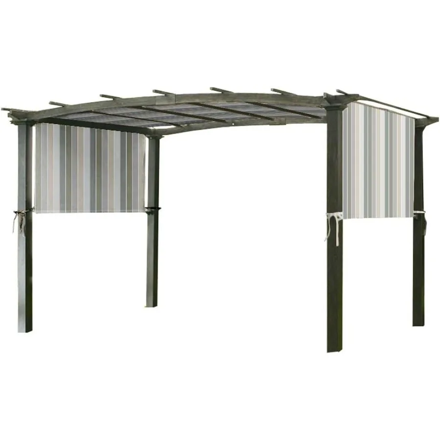

Universal Pergola Replacement Canopy for Outdoor Living Spaces - Durable 350D Polyester Fabric with Stripe Stone Design Weather