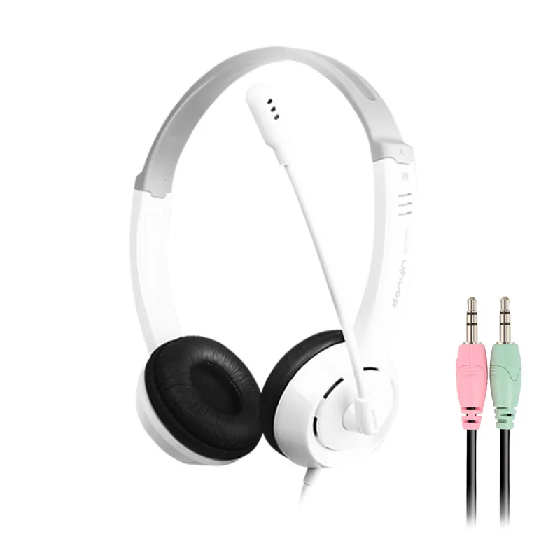 Auriculares para ordenador de Audio electrónico CF, cascos con cable de escritorio, enchufe Dual, auriculares para Notebook, tableta, música de graves Hifi
