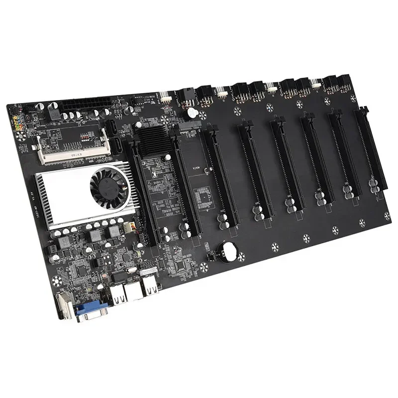 BTC-T37 Mining Motherboard 8 GPU Bitcoin Crypto Etherum Mining