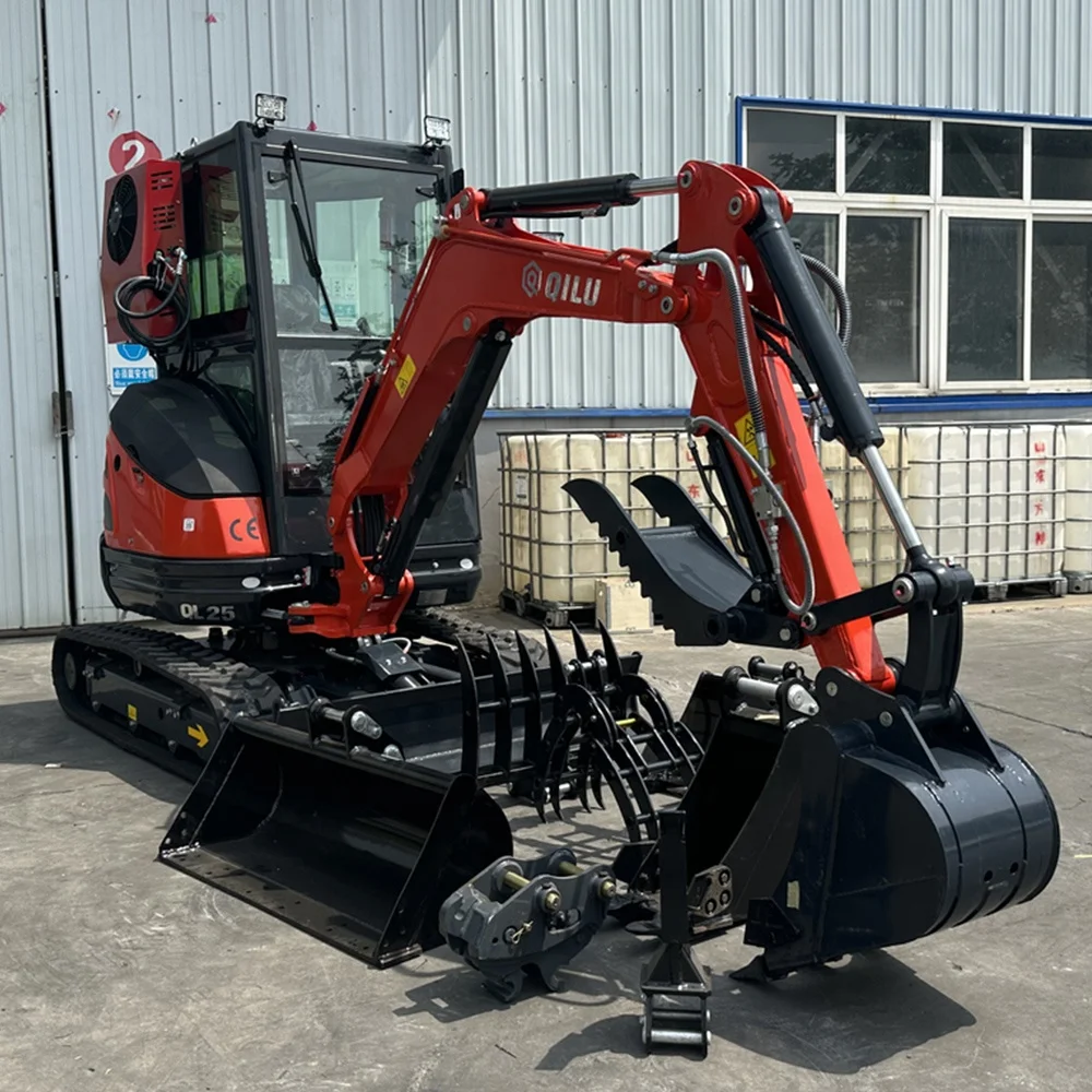 Free shipping EPA/EURO 5 Cheap Price Mini Crawler Excavator Small digger kubota engine new bagger 2.5ton 3.5ton Mini Excavator