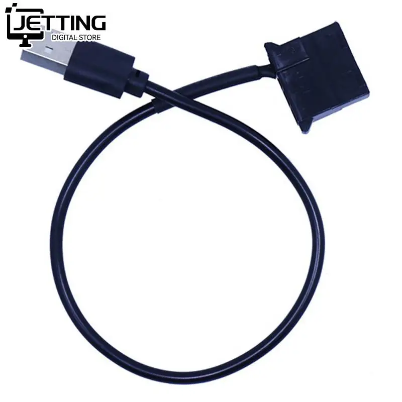 

4Pin Female to 5V USB Male USB Adapter Cable USB to 4 Pin Molex Fan Power Cable Computer Case Adapter Cord