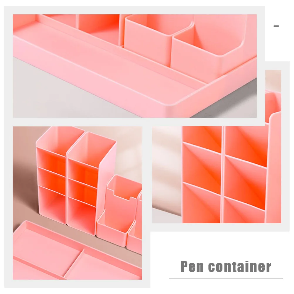 

3pcs Drawer Pen Holder ganizer for Desk Office Desktop Pencil Container Storage Stand Holders Multi grid Stationery Holder