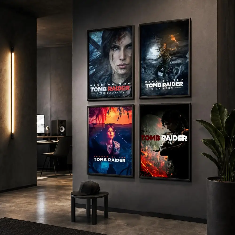 S-Shadow Of Tomb Raider Poster HD Home Wall Stickers House Hallway Living Room Bedroom Bar Office Decor Art Prints