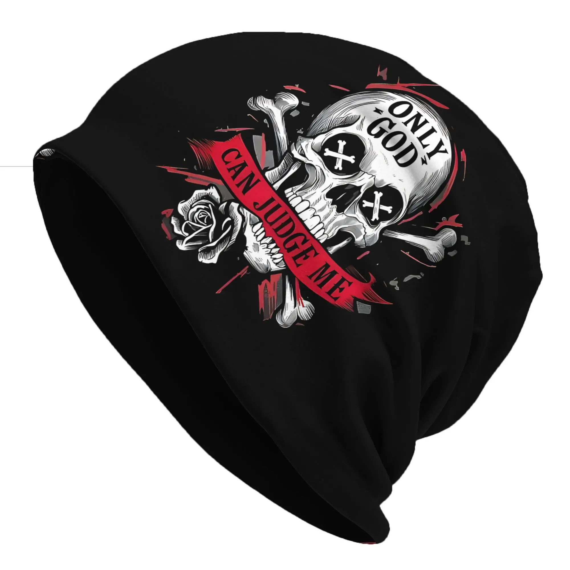 ONLY GOD CAN JUDGE NE Thin Hat Bonnet Hats Autumn Styles  Skullies Beanies Caps Men Women's Unisex Ski Cap