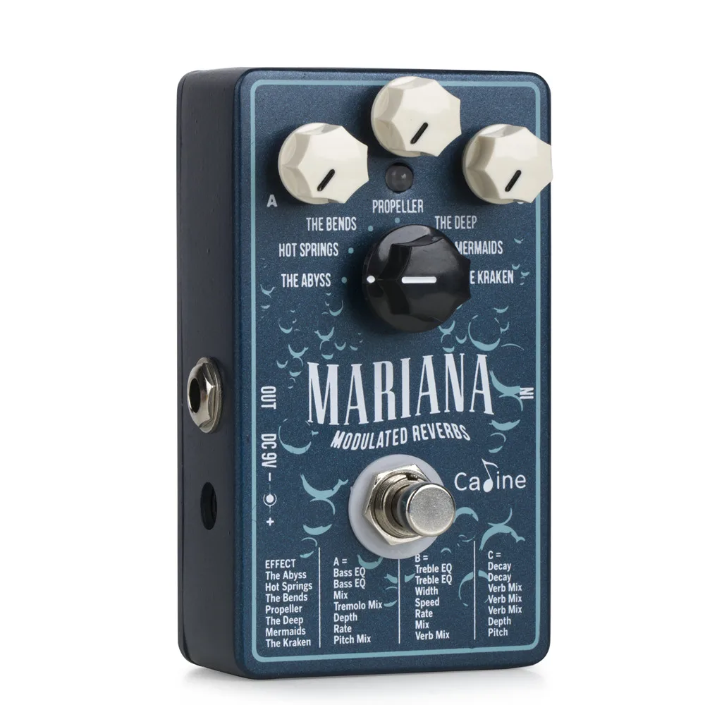 Mariana Modulated Reverb Digital Guitar Effect Pedal Caline CP-507