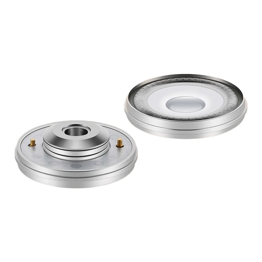 52mm Headphones with PU Carbon Fiber Diaphragm 64 Ohm Impedance and CNC Magnetic Driver for Accurate Sound Imaging