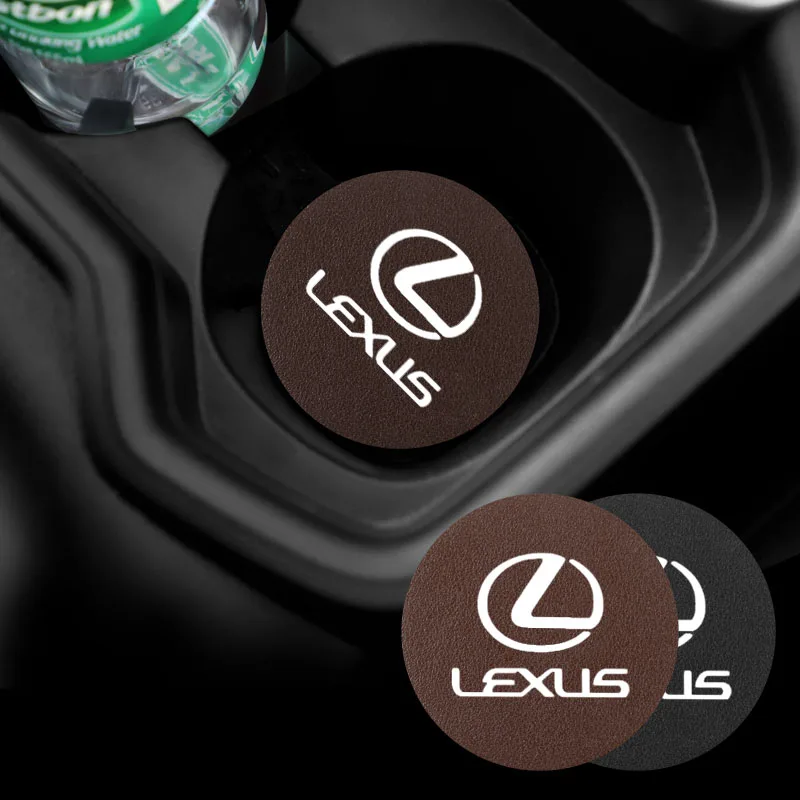 2 قطعة كوستر السيارة الداخلية كوب ماء المضادة للانزلاق وسادة تزيين حصيرة لكزس F SPORT LBX NX RX 350h 450h ES UX 300e GS GX IS LS LX