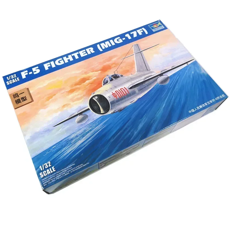 

Trumpeter 02205 1/32 Scale F-5 JJ-5 (MIG-17F) Fighter Airplane Assembly Model Building Kits: Hobby Static Toys for Adults DIY