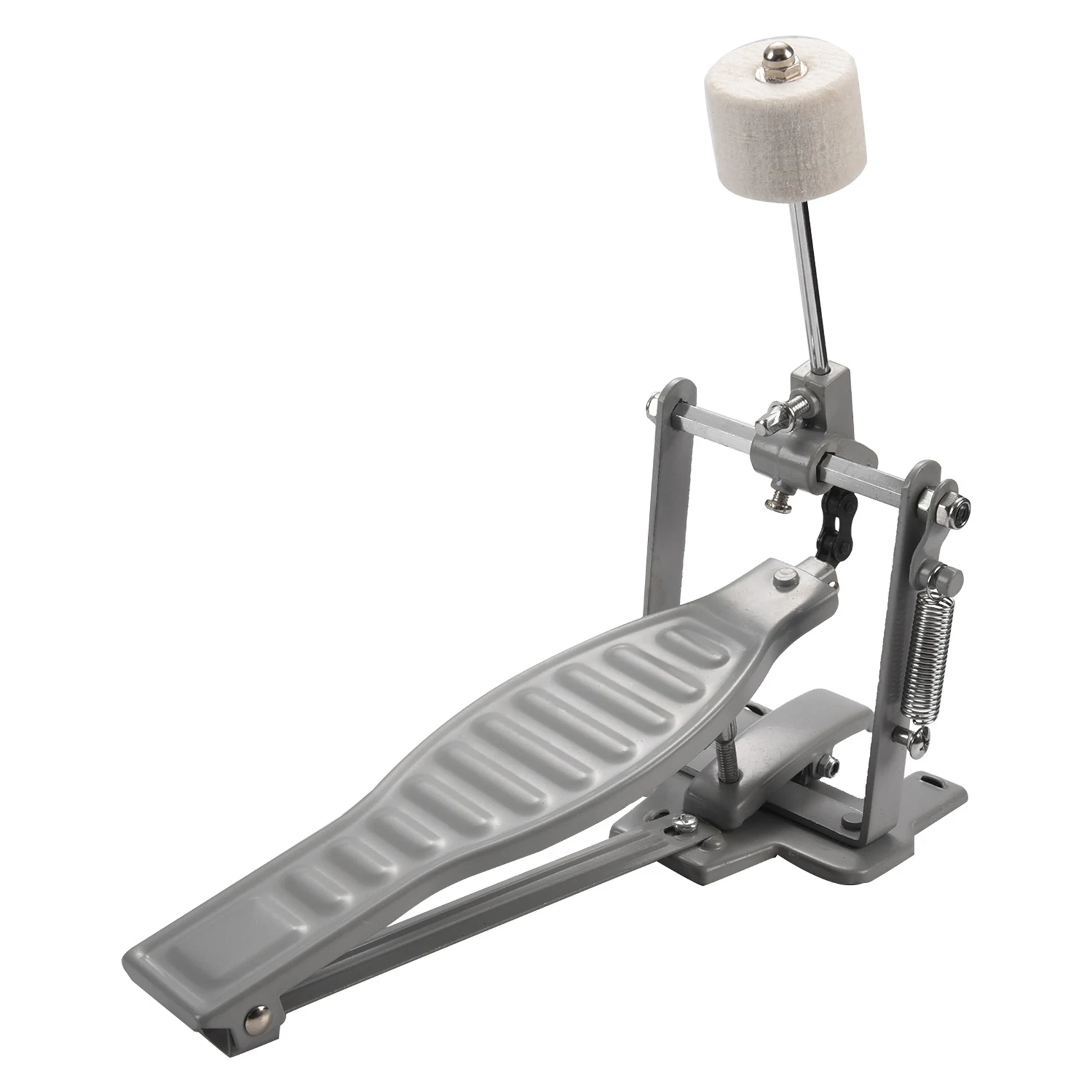 

Aluminium Alloy Single Spring Bass Children Drum Pedal Silver