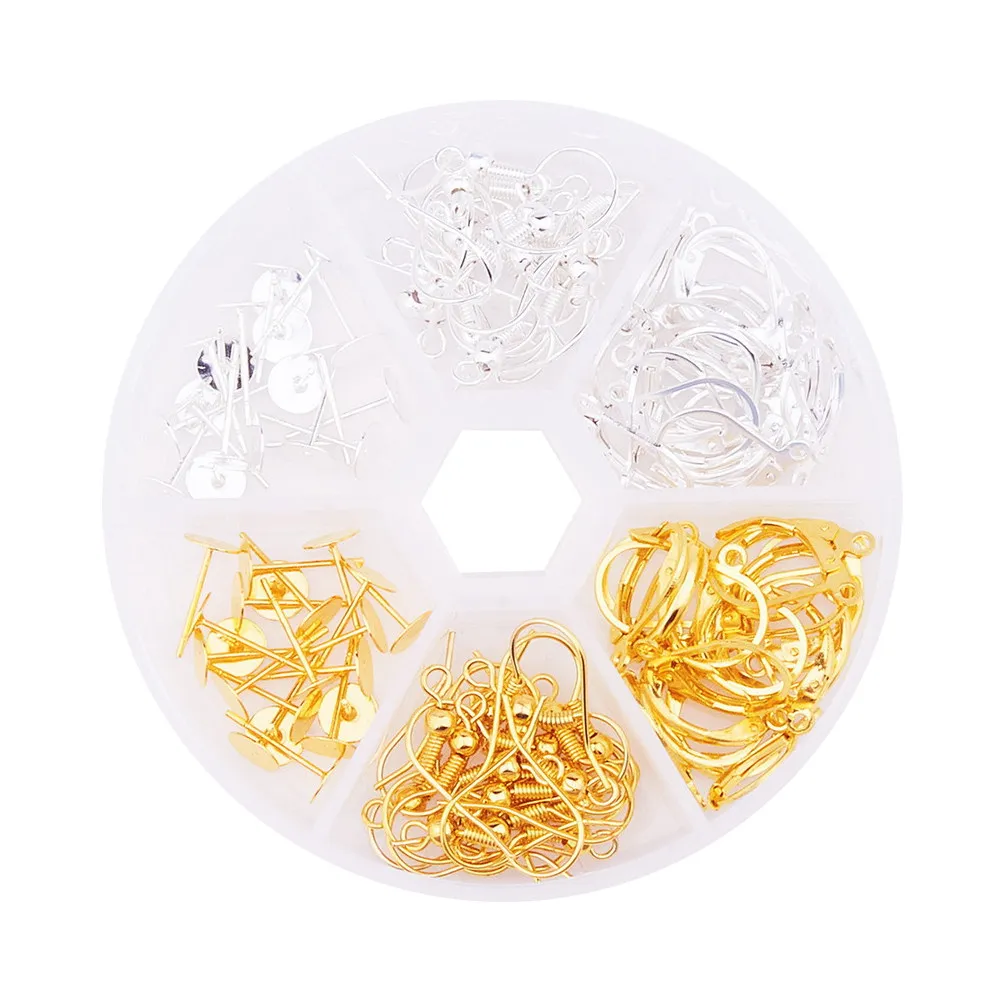 120 piezas de cierres de cobre para pendientes, colores surtidos, para pendientes de botón y aros – flexibles, ajuste cómodo, almohadillas de sujeción seguras