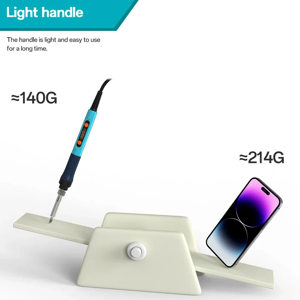 Bakon Soldering Iron Tool Kit 90W Adjustable Temperature Auto Sleep Digital Display Electronic Welding Kit for Repair tool BK606