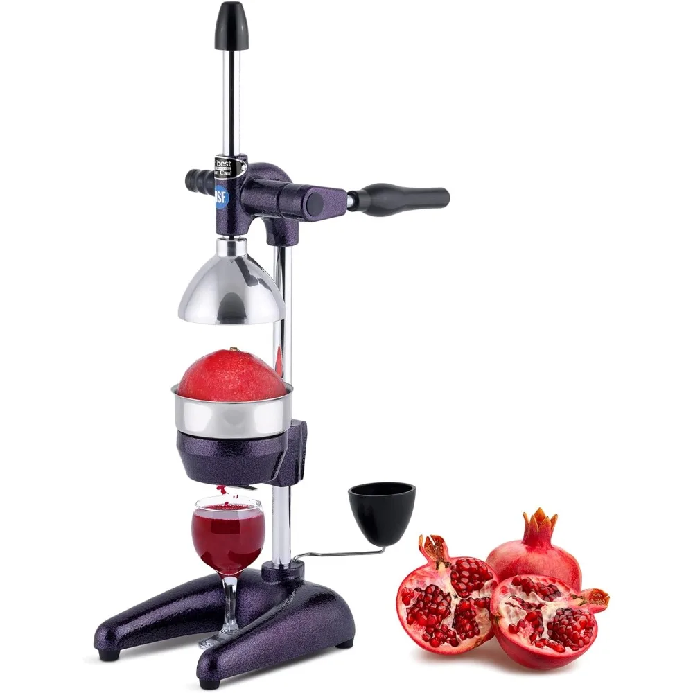 MJP-105 Professional Manual Cold Press Juicer Machine for Pomegranates and Citrus (Purple)