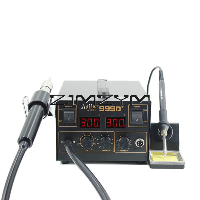Station de soudage à air chaud avec température constante, odorà air chaud, outil de soudage SMD, table de soudage, 2 en 1, 999D