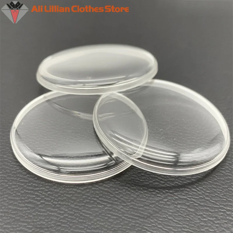 New 1PC 28MM- 32.2MM Watch Accessor Mirror Organic Glue Cover Glass Lens Vintage Pot Cover Acrylic Plastic Protective Film Cover