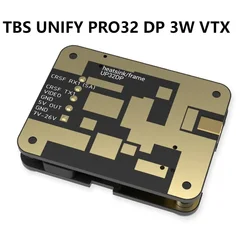 TBS UNIFY PRO32 DP 3W 5.8G VTX (MMCX) 3W szerokopasmowy nadajnik wideo 5.8GHz pilotów FPV RC