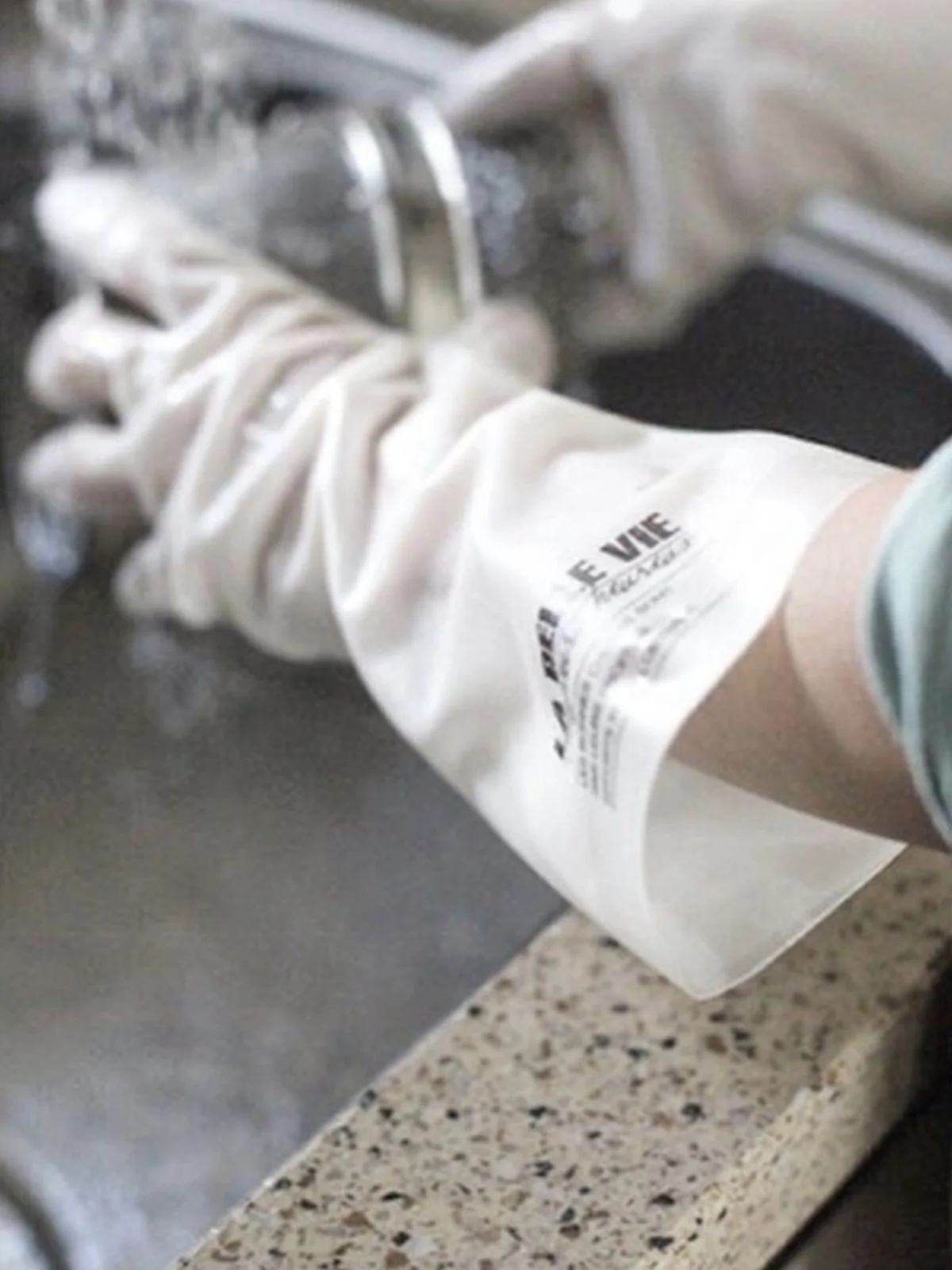 

Нитриловые перчатки для кухни, очистка, водонепроницаемая защита рук, простые чисто белые скандинавские модели Sle INS, бытовые перчатки