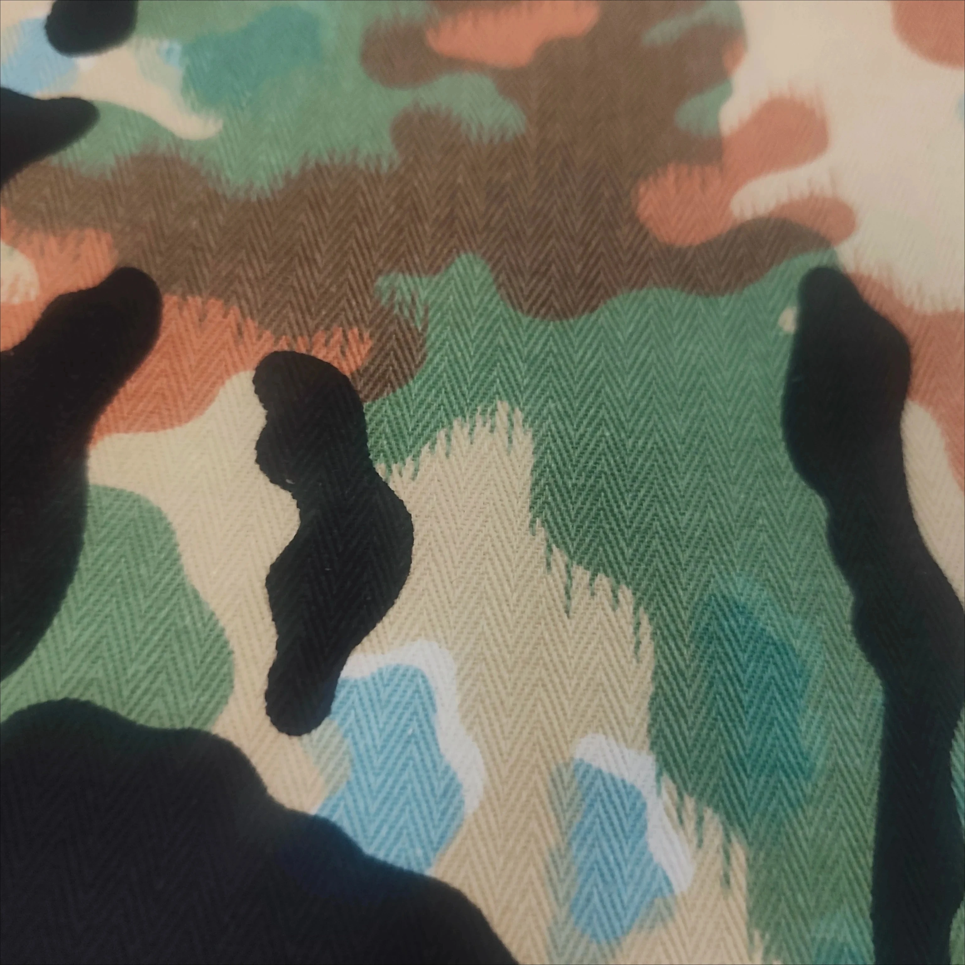 All-cotton German Ruins Camouflage Fabric SS-Leibermuster HBT Herringbone All-cotton Fabric 1*1 Reproduction view 2