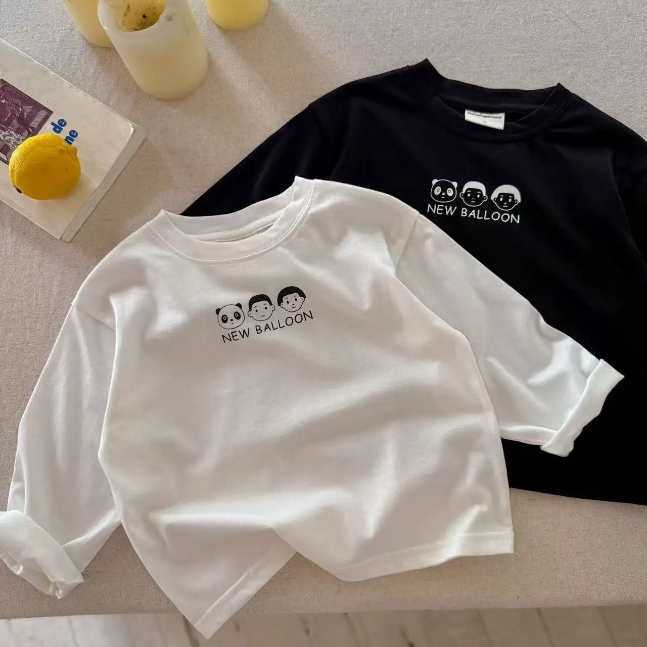 

2025 Autumn New Children Long Sleeve T Shirts Cotton Baby Casual Tops Boys Girls Cotton Shirts Fashion Kids Tee Infant Clothes