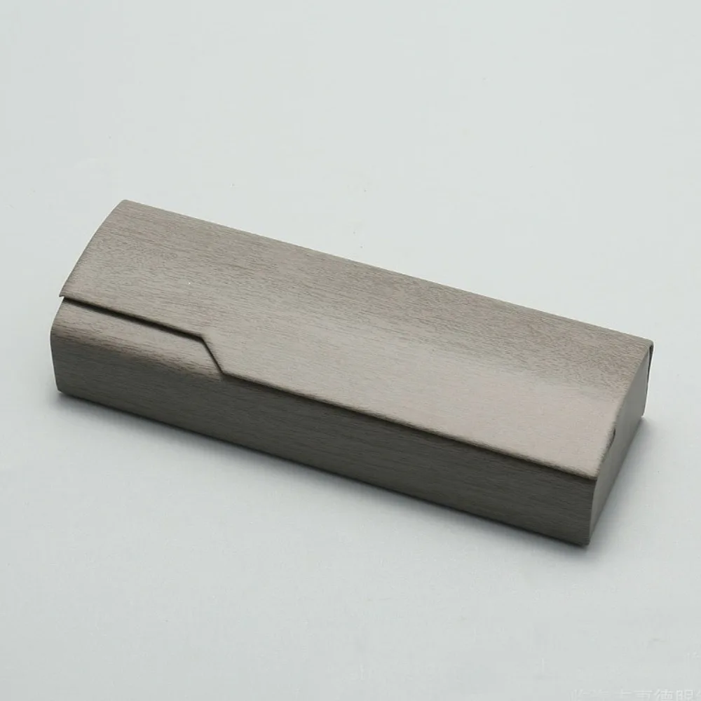 عالية الجودة المحمولة نظارات القراءة حالة بو الجلود تقليد الخشب الحبوب قصر النظر نظارات حالة بلون النظارات الشمسية الحاويات