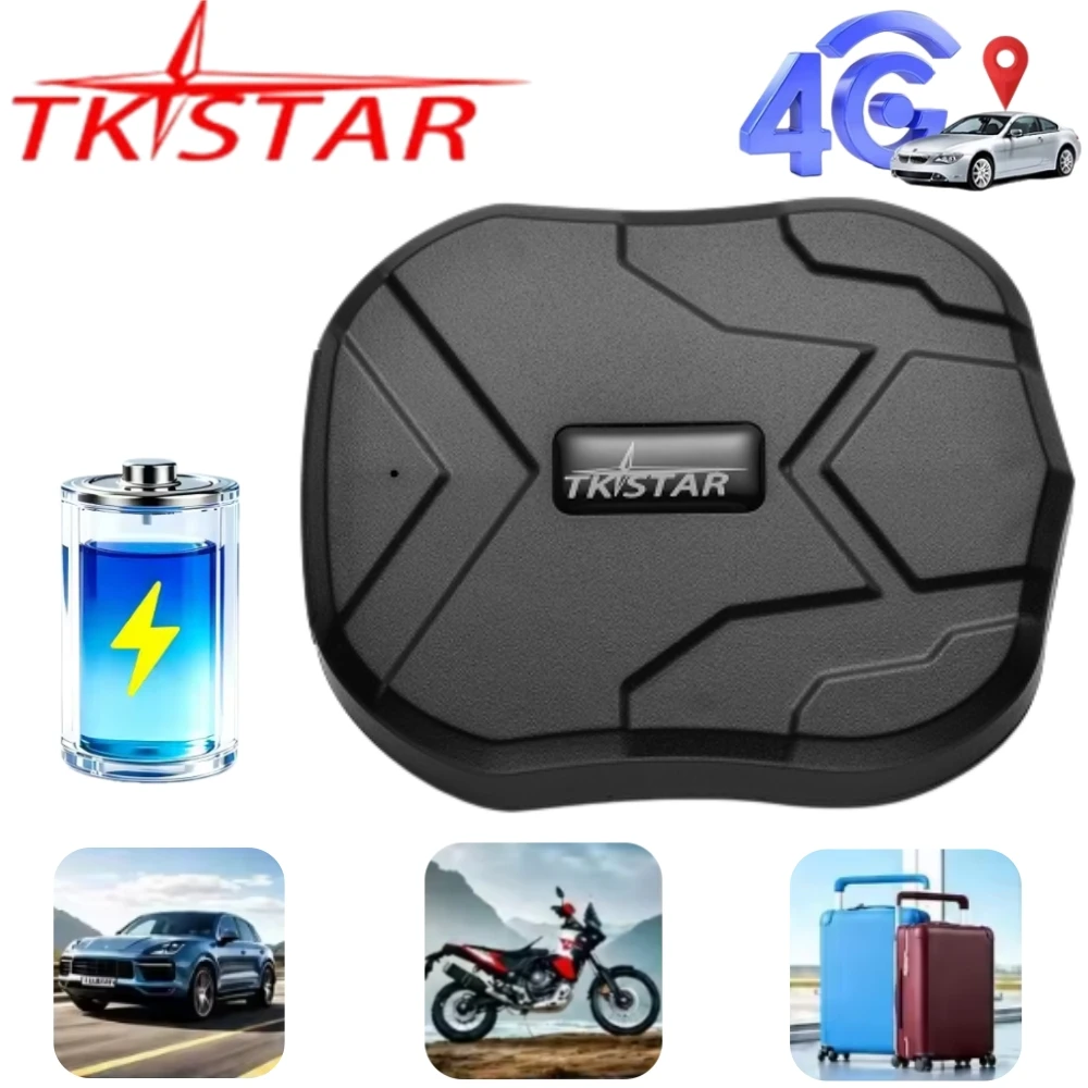 GPS Tracker Car 4G TKSTAR TK905 4G Real-Time GPS Locator With 5000mAh 10000mAh 20000mAh Battery Tracking Device For Car Asset