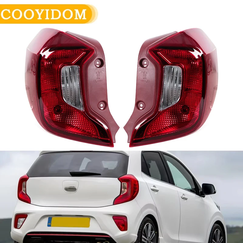 

Car Tail Light For Kia Picanto 2017 2018 2019 Rear Stop Brake Lights Lamp Stop Light Turn Signal Lamp 92401-G6300 92402-G6300