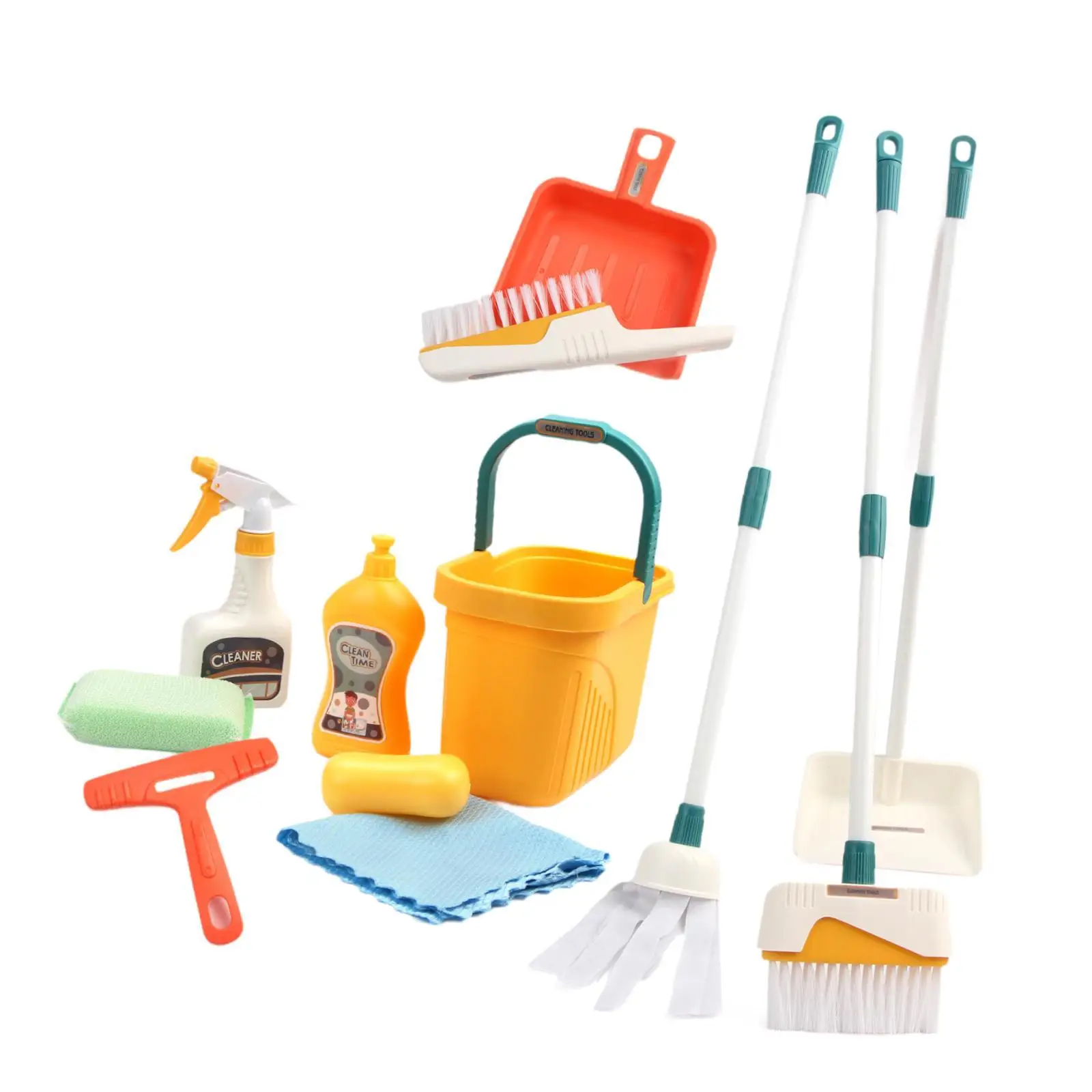 Kids Household Cleaning Tool Role Play Toy Spray Easter Gifts Broom Housework