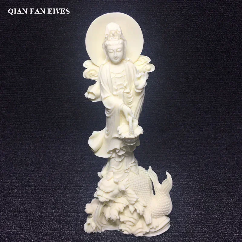 

Creative Turtle Fish Guanyin Buddha decorative figures Statue Resin Art Sculpture Home Room, Office Decoration Accessories