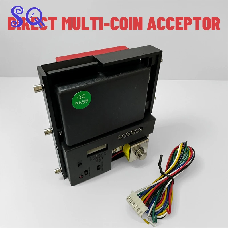 

Многофункциональный монетоприемник с прямым включением, принимает до 6-монет, подходит для продаж аркадных игровых шкафов