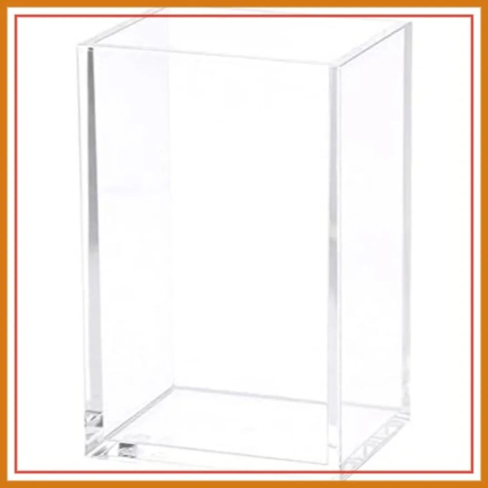 

Clear Acrylic Pencil Pen Holder Cup, Makeup Brush Holder, Desk Organizer for Office Accessories