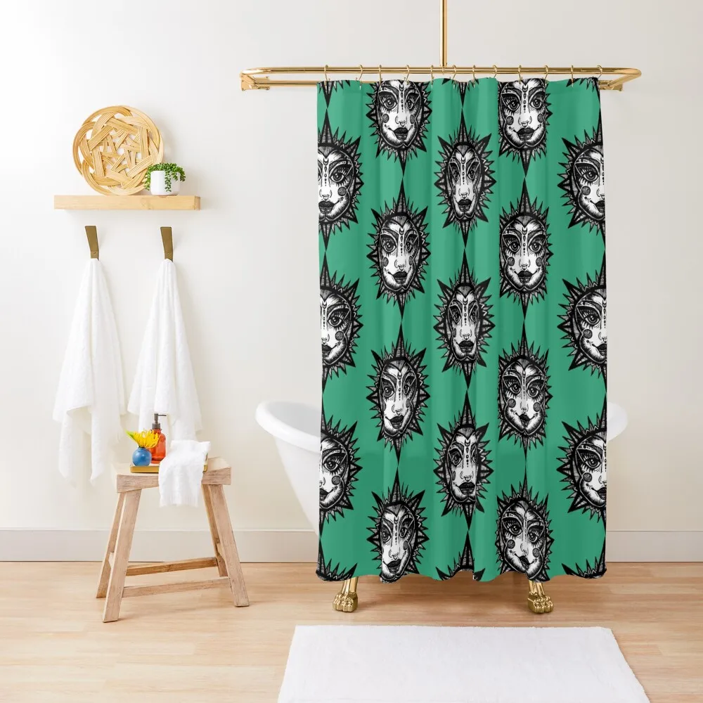 

Sun 5 Shower Curtain Bathroom Fabric Bathroom Shower Curtain