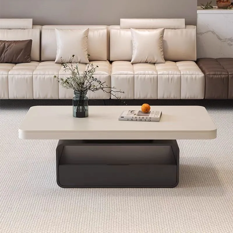 

Minimalist Ornaments Coffee Table Display Floor Unique Multifunction Coffee Table Design Luxury Mesa Centro Salon Home Furniture