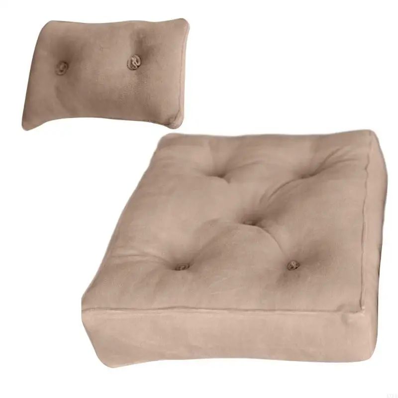 Adjustable Head Infant Pillow Set Newborns Photography Cushion Set Cotton for Comfortable Poses during Photoshoots